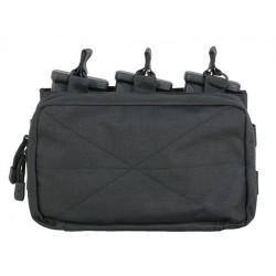 MOLLE Triple Rifle Mag/GP Pouch Black