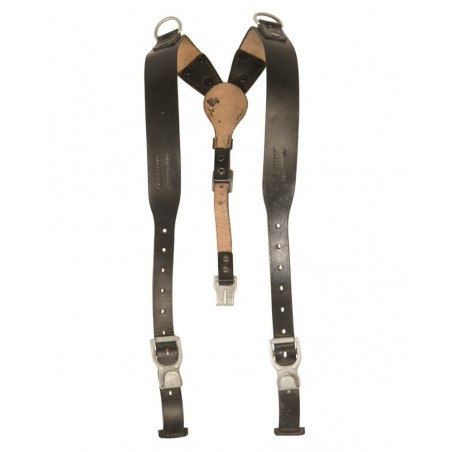 German WWII Leather Field Suspenders