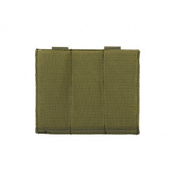 Bolsa Magazine Pistola Tripla Elástica Olive