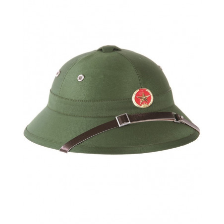 Vietcong Pith Helmet with Insignia