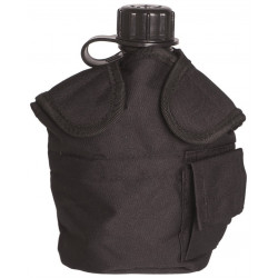 Black US Style Canteen Pouch MOLLE
