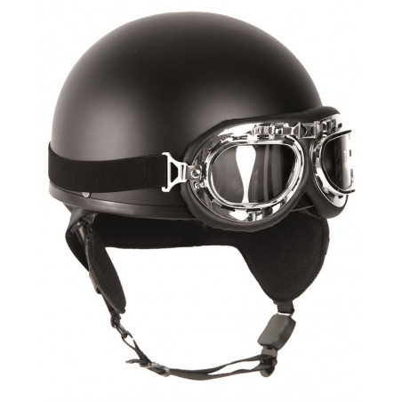 Black Half Shell Helmet