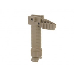 Punho c/ Bipé Retráctil e RIS Dark Earth [BattleAxe]