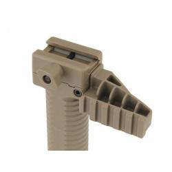 Punho c/ Bipé Retráctil e RIS Dark Earth [BattleAxe]