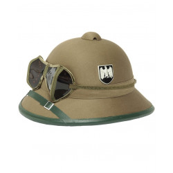 WWII Tropical Helmet with Googles