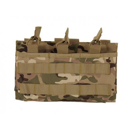 Bolsa Tripla Mag 7.62/.308 Topo Aberto Multicam [8Fields]