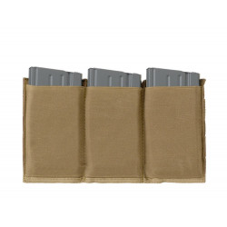 Elastic Triple 7,62 Magazine Pouch Coyote