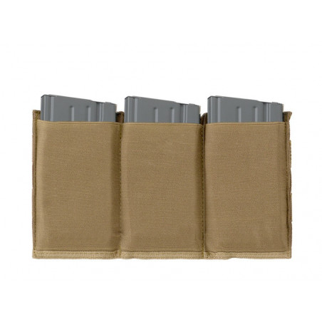 Elastic Triple 7,62 Magazine Pouch Coyote
