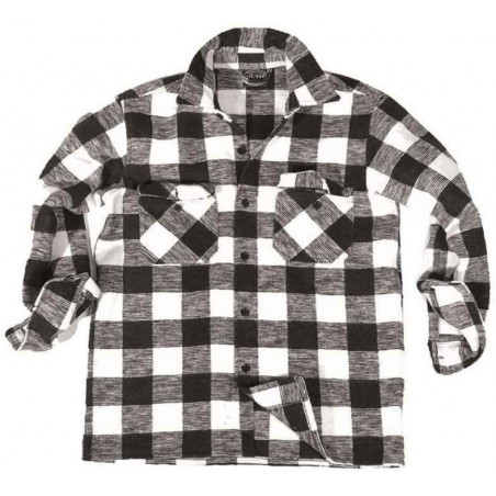 White Flannel Shirt [Miltec]