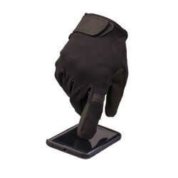 Black Combat Touch Gloves