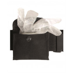 Black Bag for Disposable Gloves