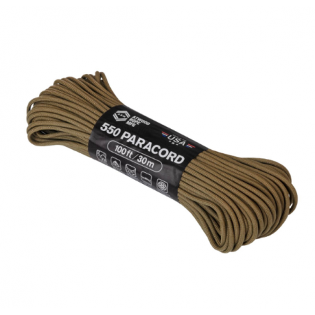 Paracord 550 LBS. (250Kg) Coyote [Atwood Rope]