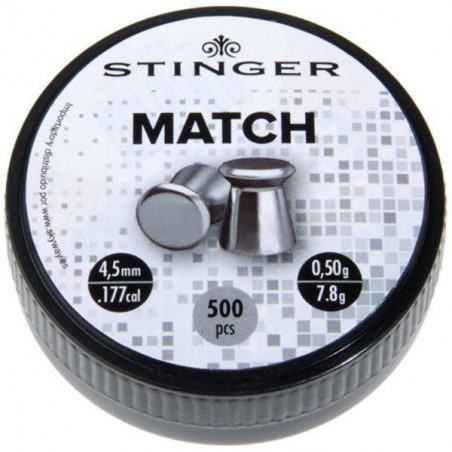 Lead Match 4,5mm/0,5g 500Rnd [Stinger]