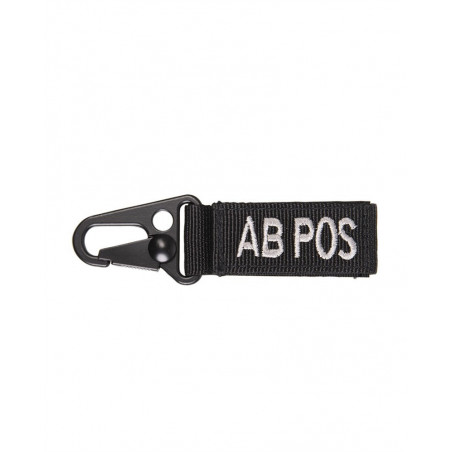 Black Tactical Key-Holder AB Positive [Miltec]