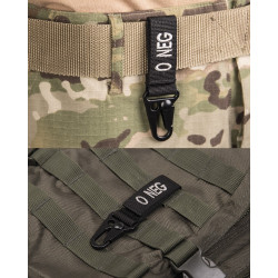 Porta-Chaves Tático O Negativo Preto