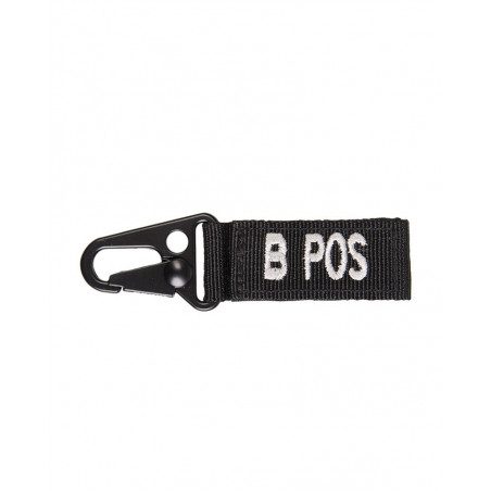 Black Tactical Key-Holder B Positive [Miltec]