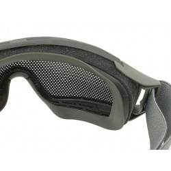 Foliage Green Tactical Googles with Steel Net