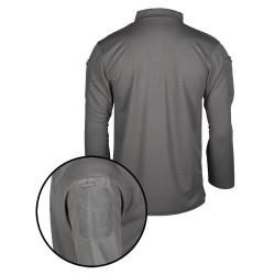 Urban Grey Tactical Long Sleeve Quickdry Polo [Miltec]