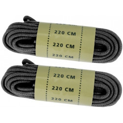 Laces Waxed 220cm Black