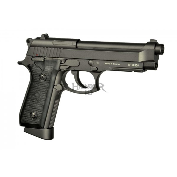 Pistola GBB CO₂ PT92 Full Metal Short [KWC]