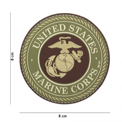 Patch PVC PVC United States Marine Corps Coyote