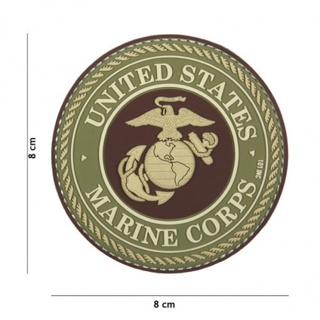 Patch PVC United States Marine Corps Coyote