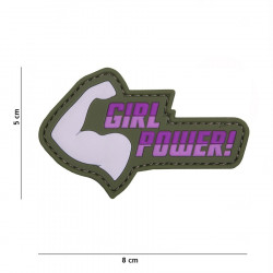 Patch PVC PVC Girl Power! Pink