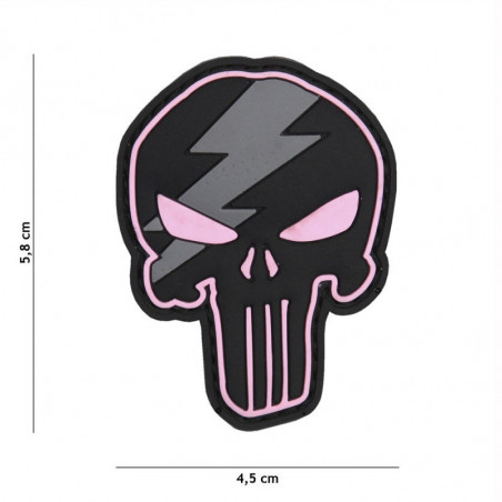 Patch PVC Punisher Thunder Pink