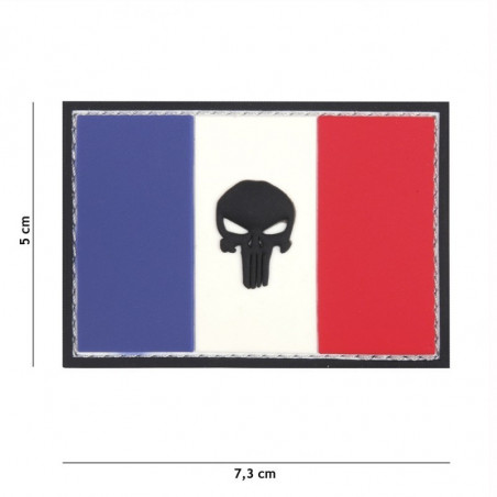 Patch PVC Punisher France Flag