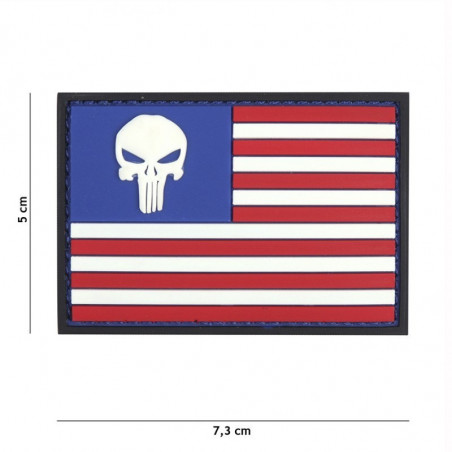 Patch PVC Punisher USA Flag