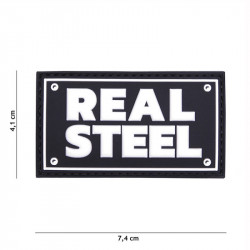 Patch PVC Real Steel Preto