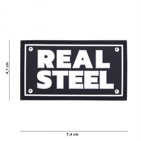 Patch PVC Real Steel Black