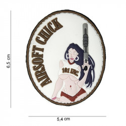 Patch PVC Airsoft Chick