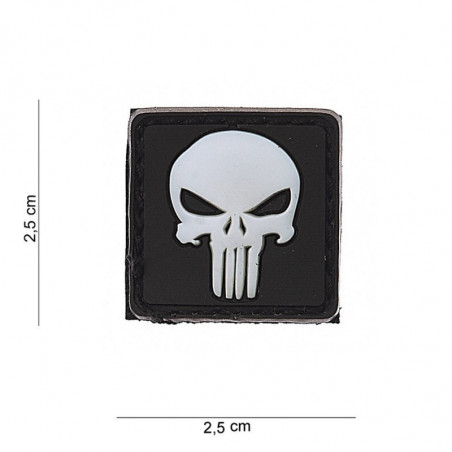 Patch PVC Punisher Branco