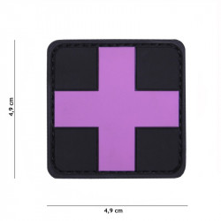 Patch PVC Cross Rosa