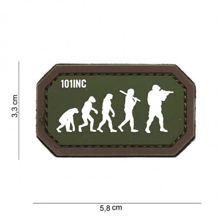 Patch PVC Airsoft Evolution Olive