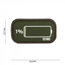 Patch PVC Low Power Olive/Brown