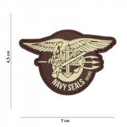 Patch PVC Navy Seals Brown