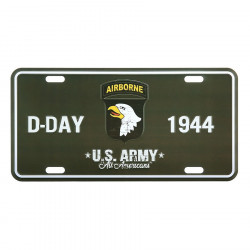 Licence Plate "D-Day 1944 101st Airborne"