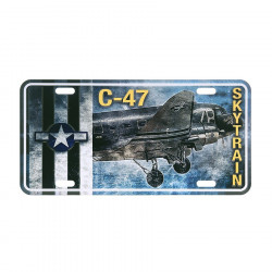 Licence Plate "C-47 Skytrain"