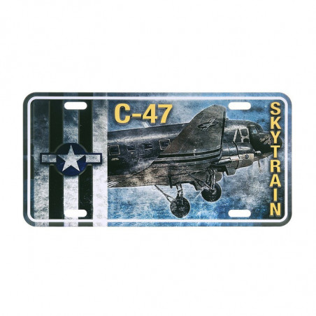 Placa Matrícula "C-47 Skytrain"