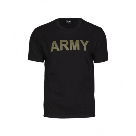 T-Shirt "Army" Preta [Miltec]