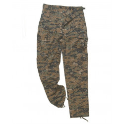 Pants BDU Digital Woodland US