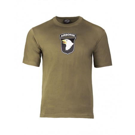 T-Shirt "101ST Airbourne" Olive [Miltec]