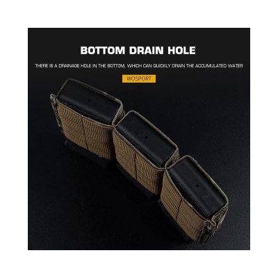 FAST Type Triple 5.56 Magazine Pouch (Medium) - MC [Wosport]