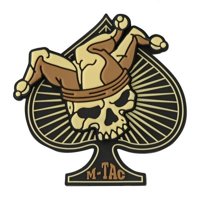 Patch PVC Ace of Spades 3D...