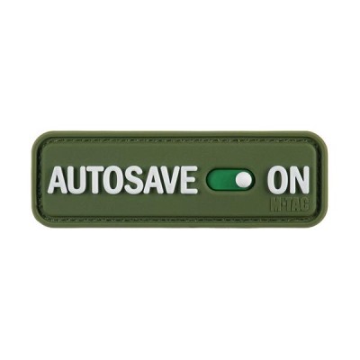 Patch PVC Autosave Olive...