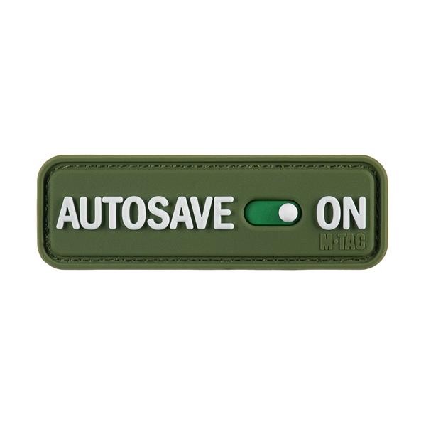 Patch PVC Autosave Olive [M-Tac]
