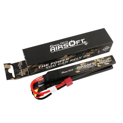 Battery  Li-Po 11.1V 1500mAh 25C Dean 3X Nunchuck [Gens Ace]
