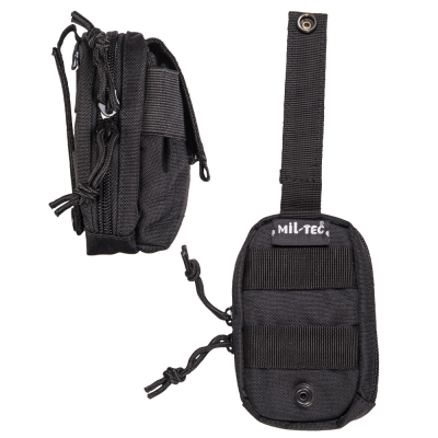 Black Padded Belt Pouch [Miltec]